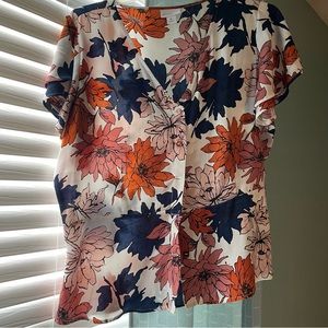 Liz Claiborne Floral Blouse